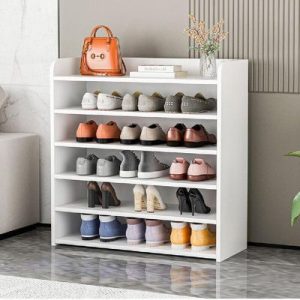 White shoe rack